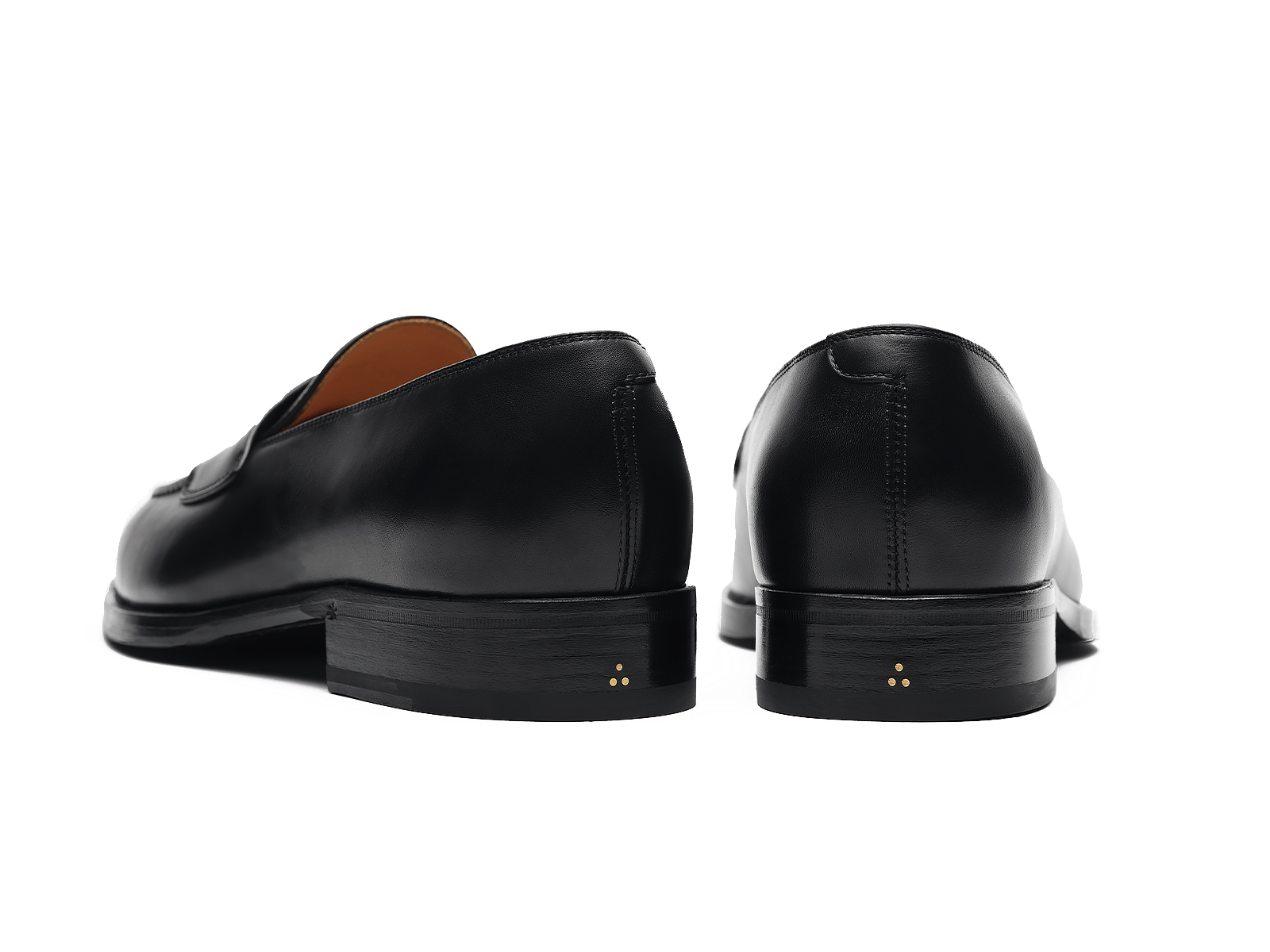 Berkeley Penny Loafers in Black Calf