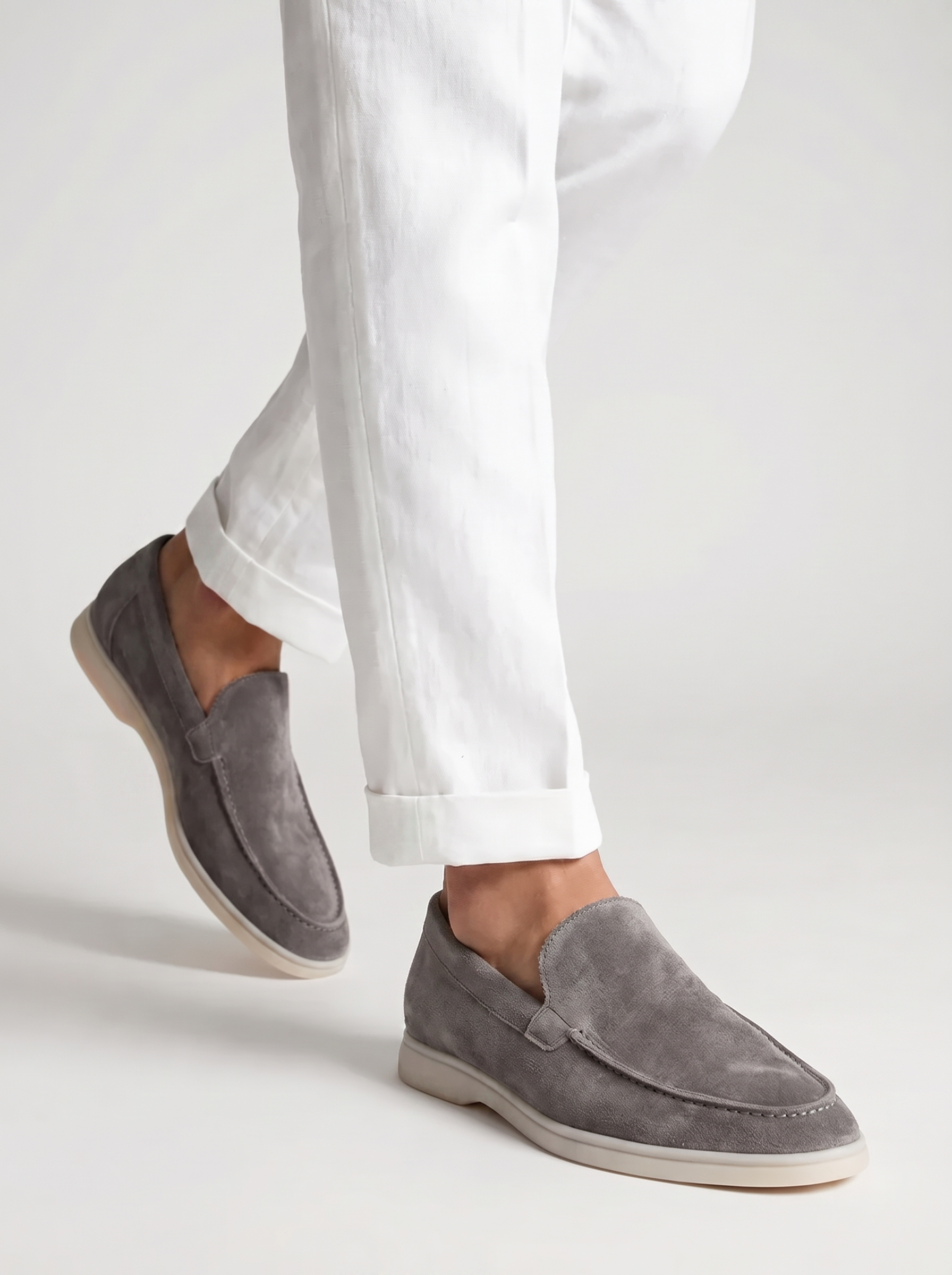 Grey Torino Loafers