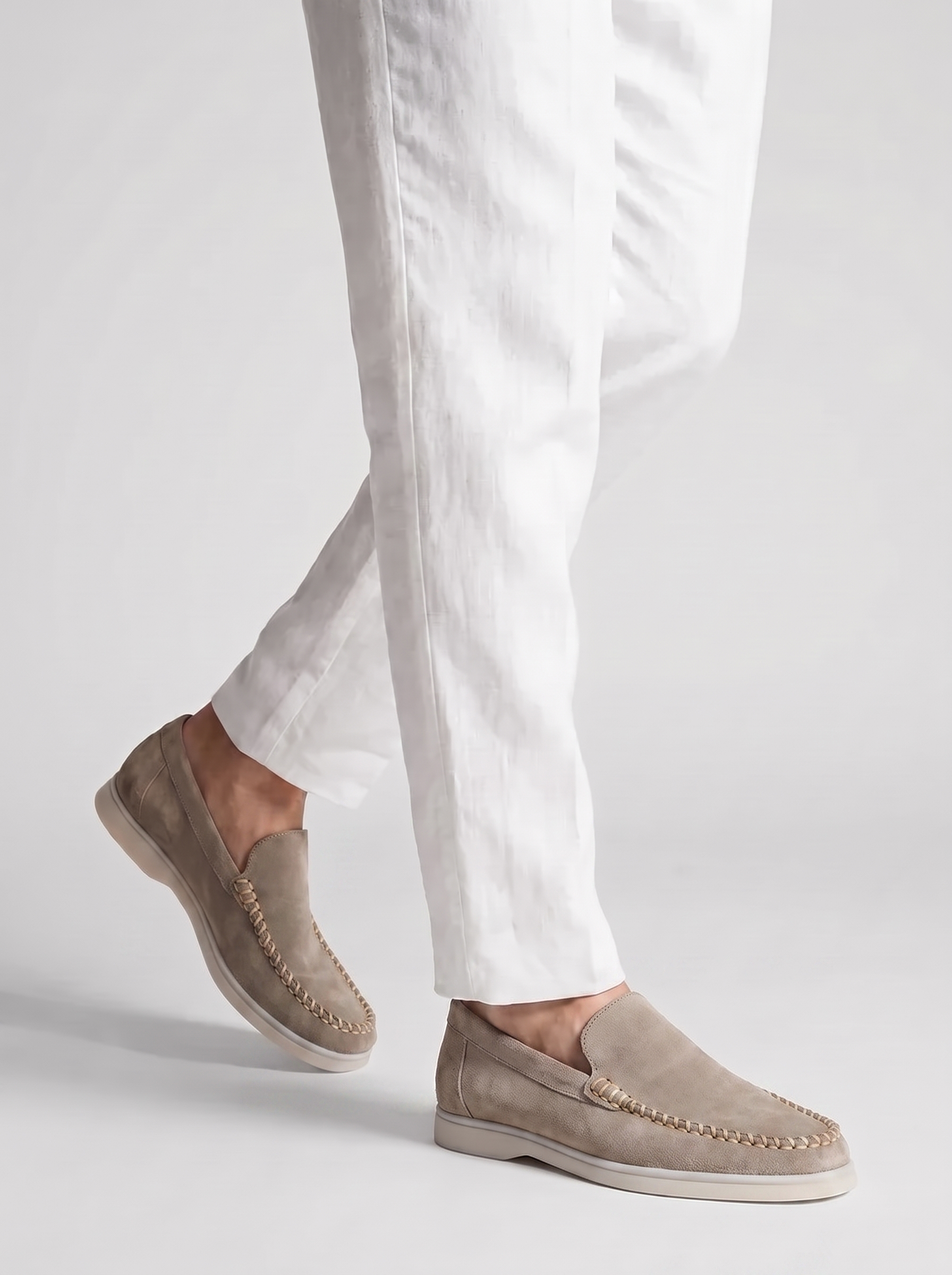 Light Grey Bellagio Loafers