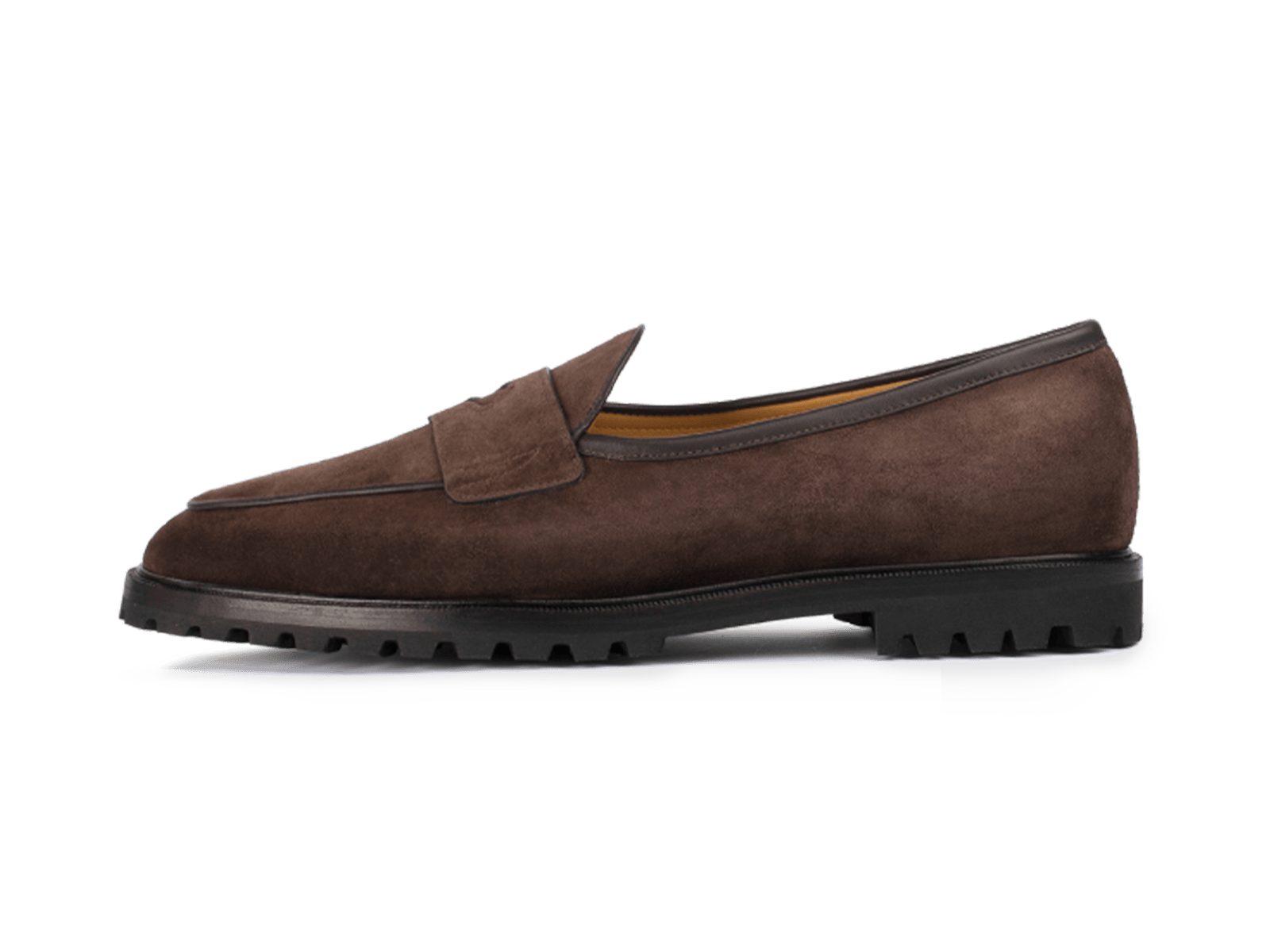 Grand Varenne Loafers in Dark Brown Shield Suede