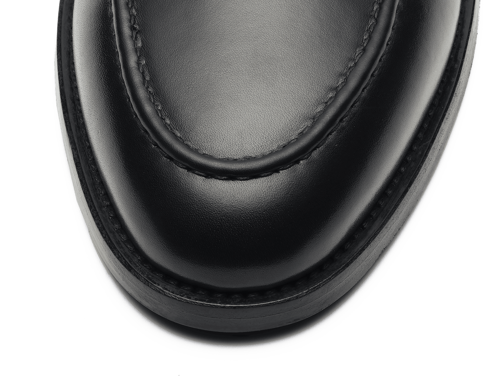 Berkeley Penny Loafers in Black Calf