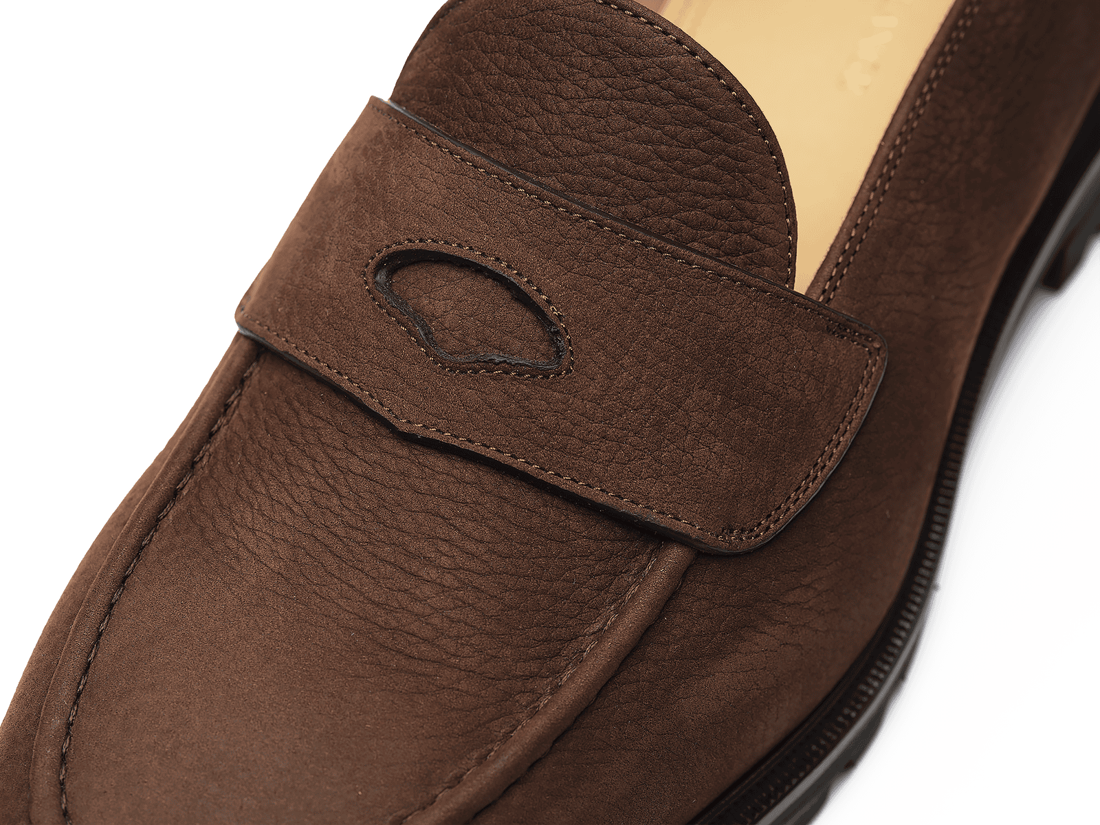 Pall Mall Loafers in Ebony Brown Nubuck