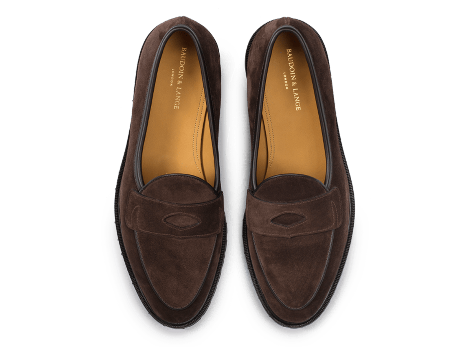 Grand Varenne Loafers in Dark Brown Shield Suede