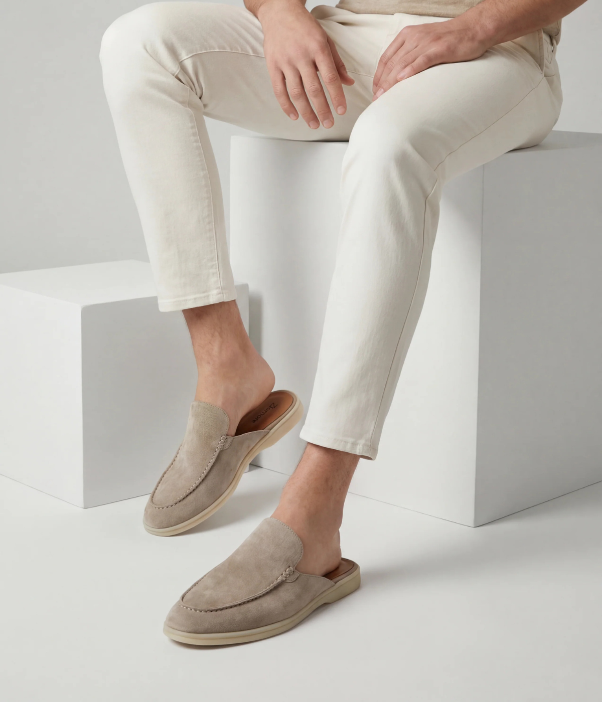 Light Grey Milano Slide