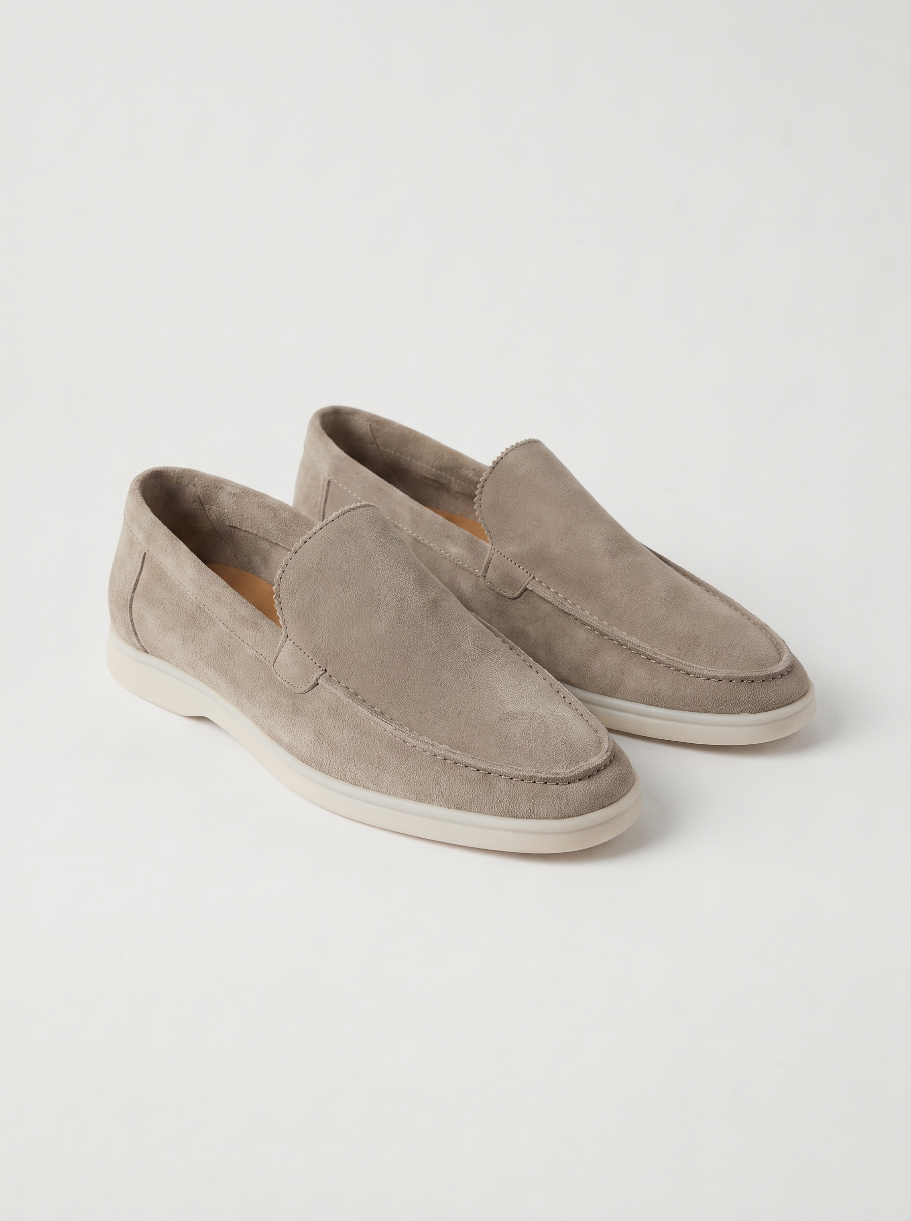 Light Grey Torino Loafers
