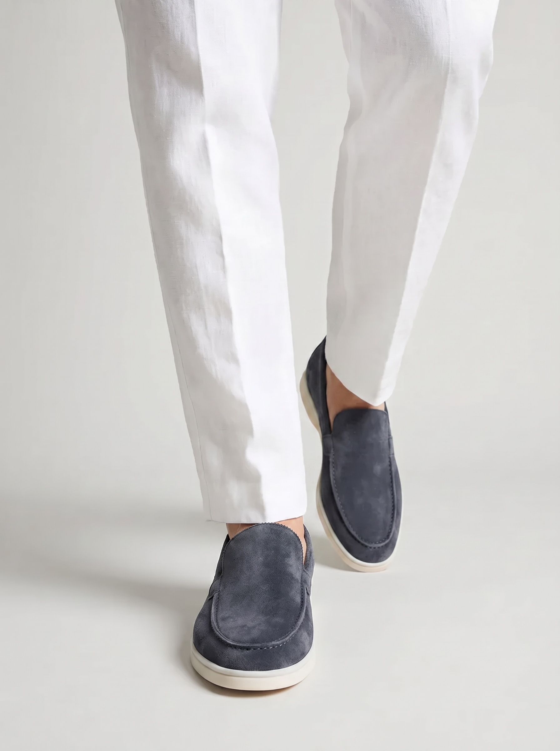Steel Blue Torino Loafers