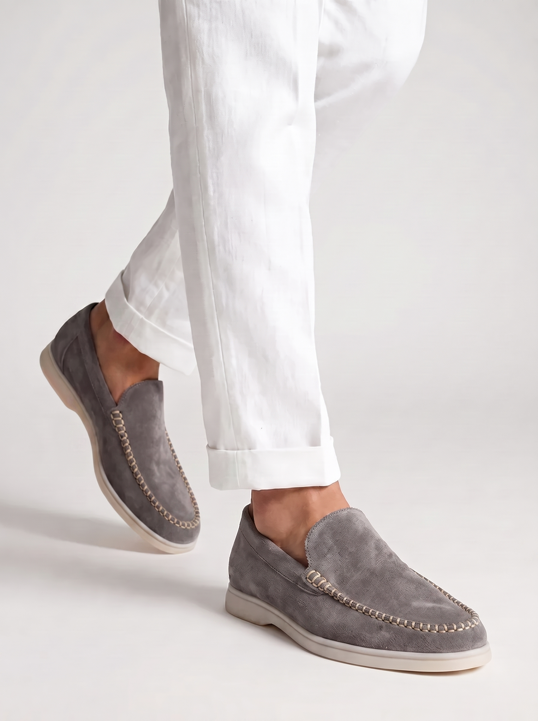 Grey Bellagio Loafers
