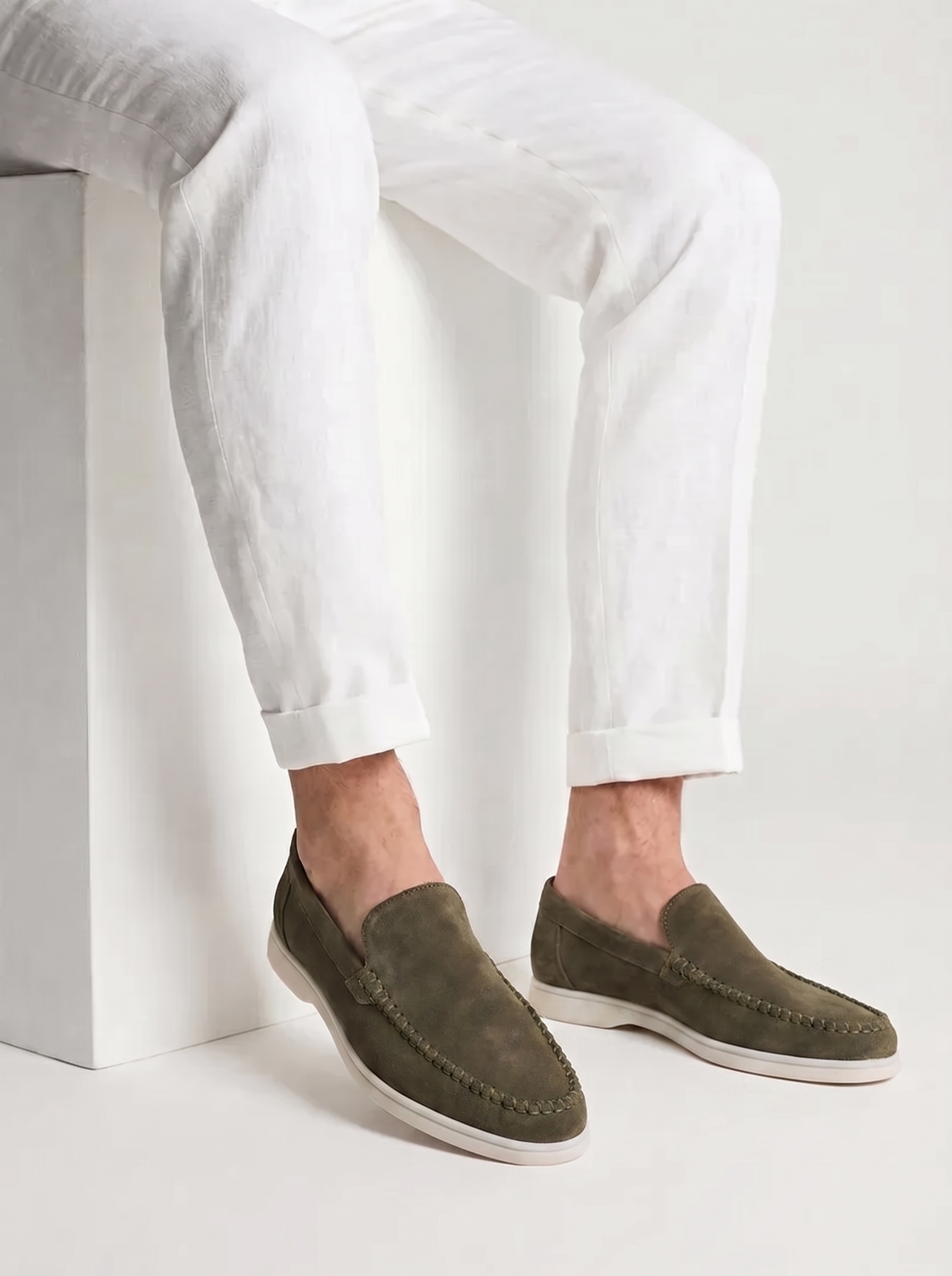 Olive Bellagio Loafers
